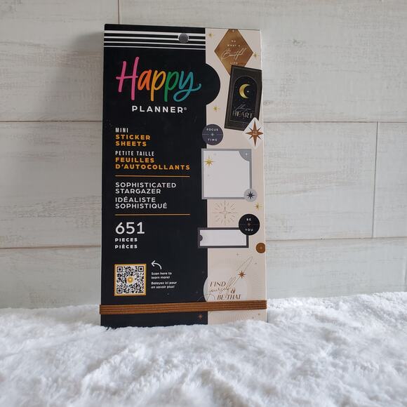 The Happy Planner Sophisticated Stargazer Value Pack Mini Sticker Sheets - Picture 1 of 6